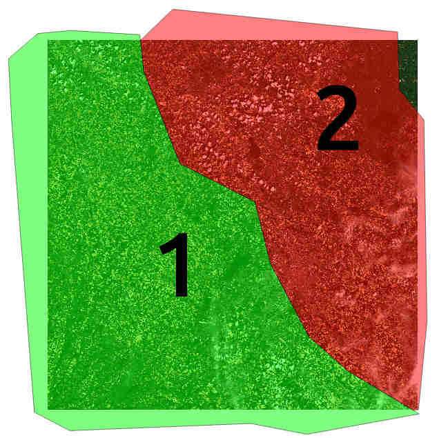 two regions shape
